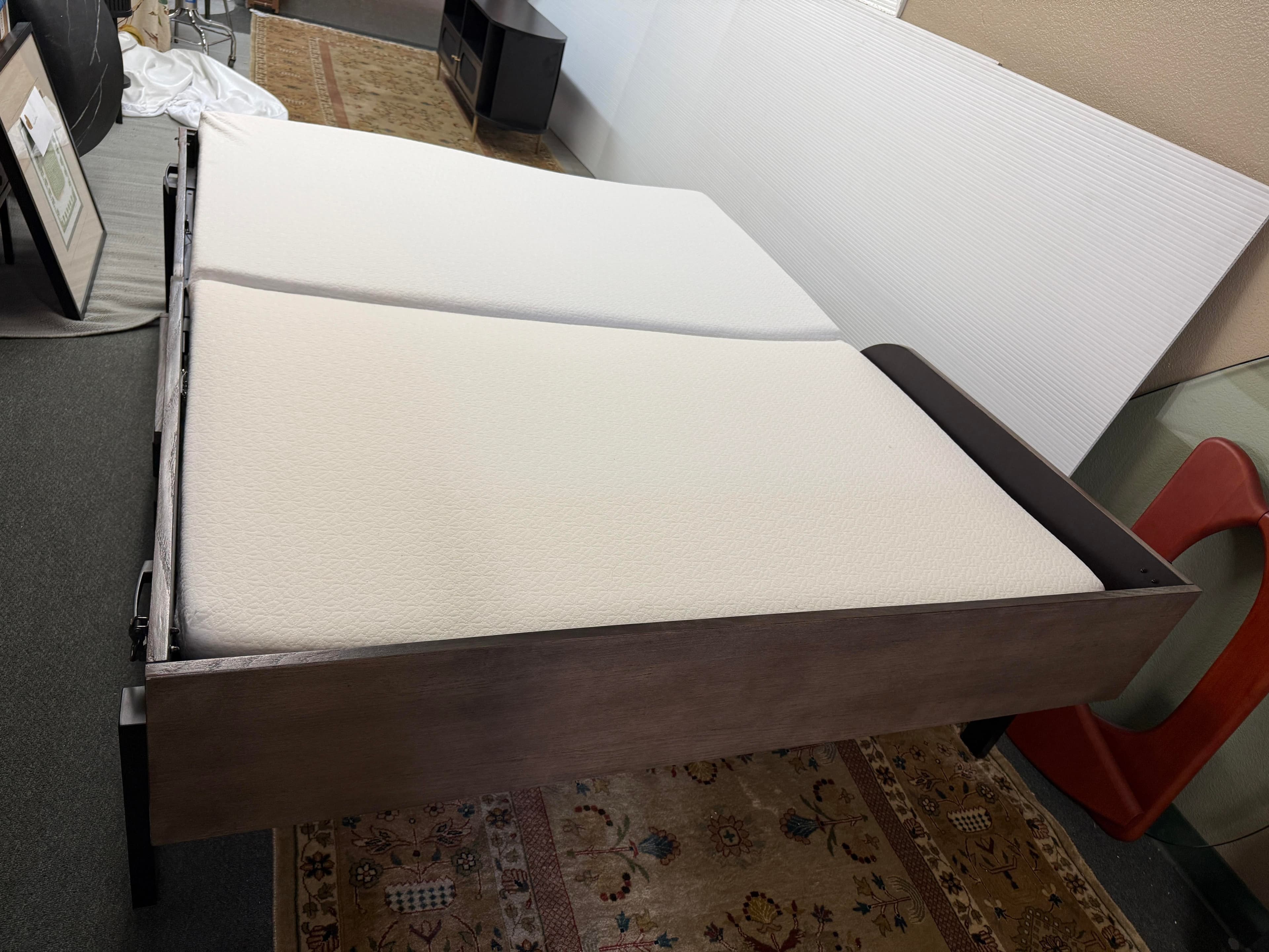 Foundry Select Queen Ambrosia Rolling Cabinet Bed Frame - Thumbnail 11