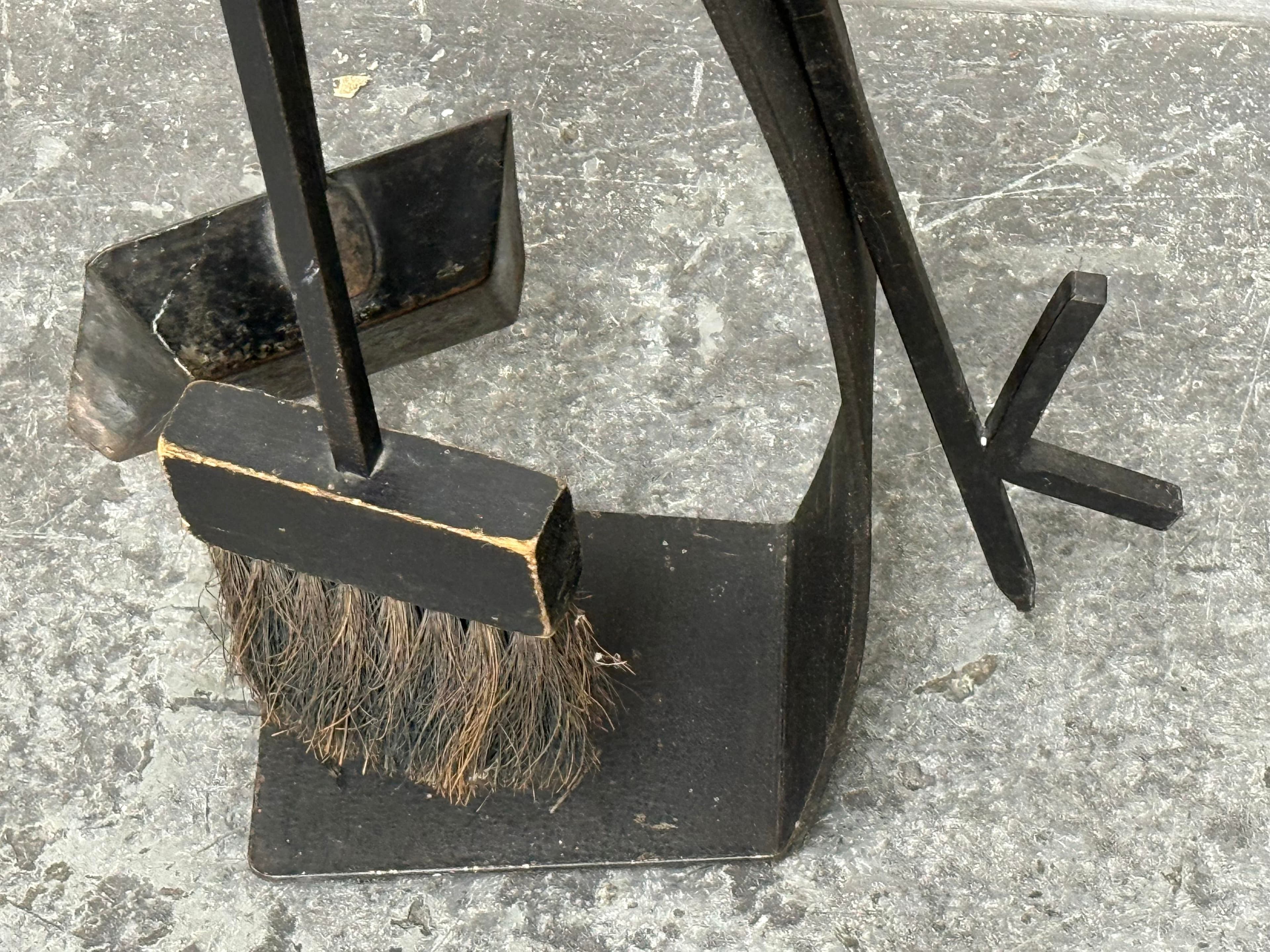 Fireplace Tool Set, Vintage Set of Four - Thumbnail 13