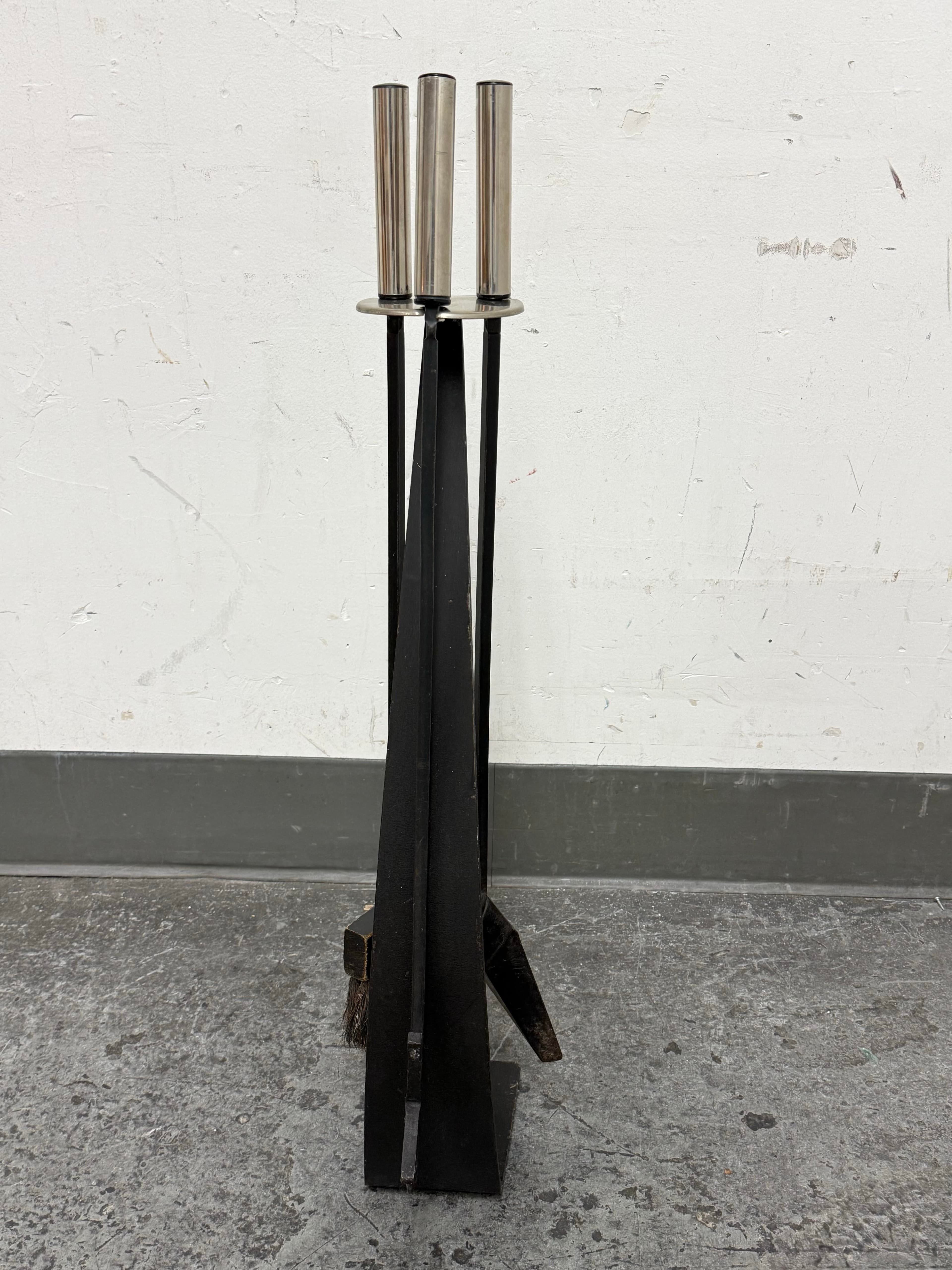 Fireplace Tool Set, Vintage Set of Four - Thumbnail 5