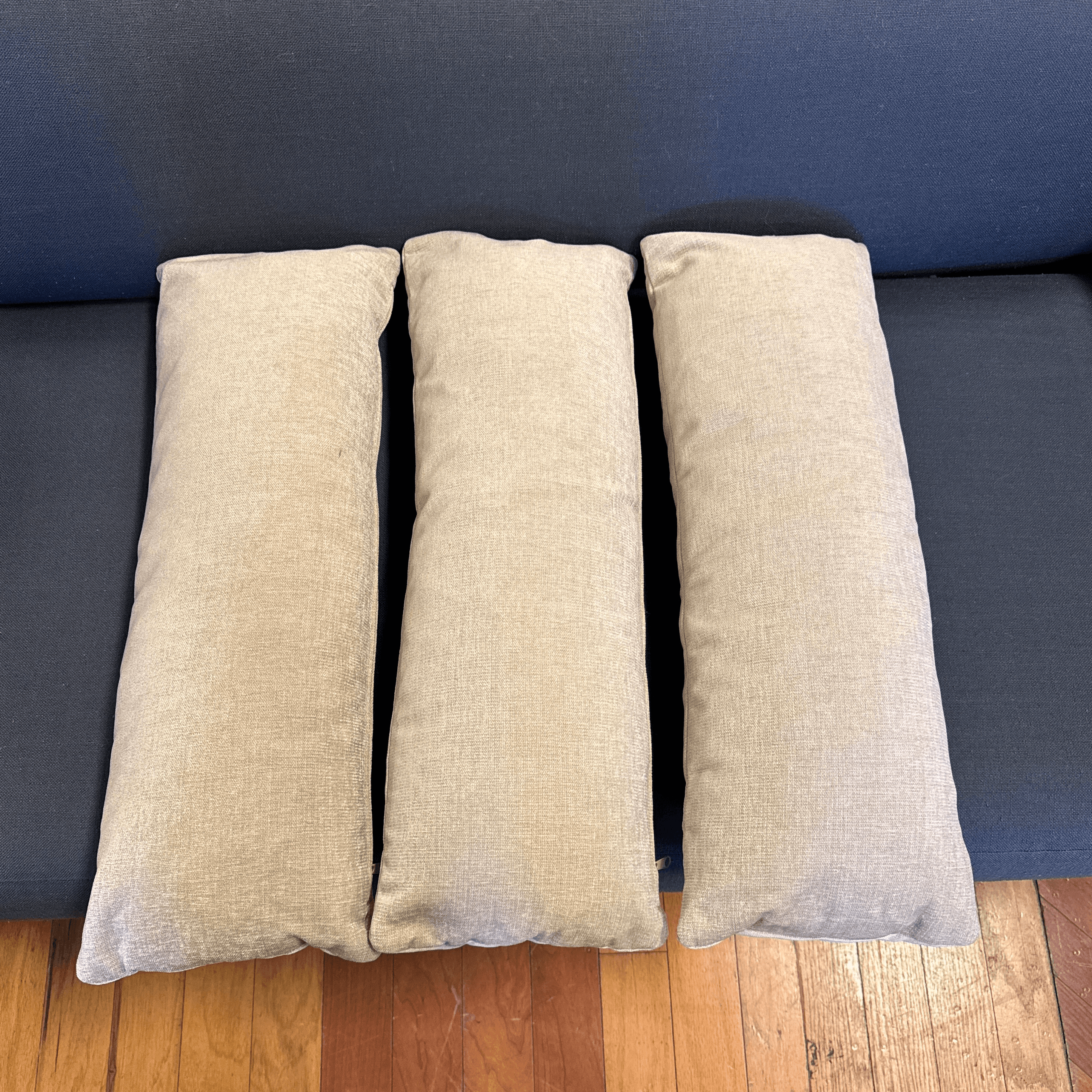 Bespoke Light Neutral Woven Accent Pillows, Set of Three - Thumbnail 10