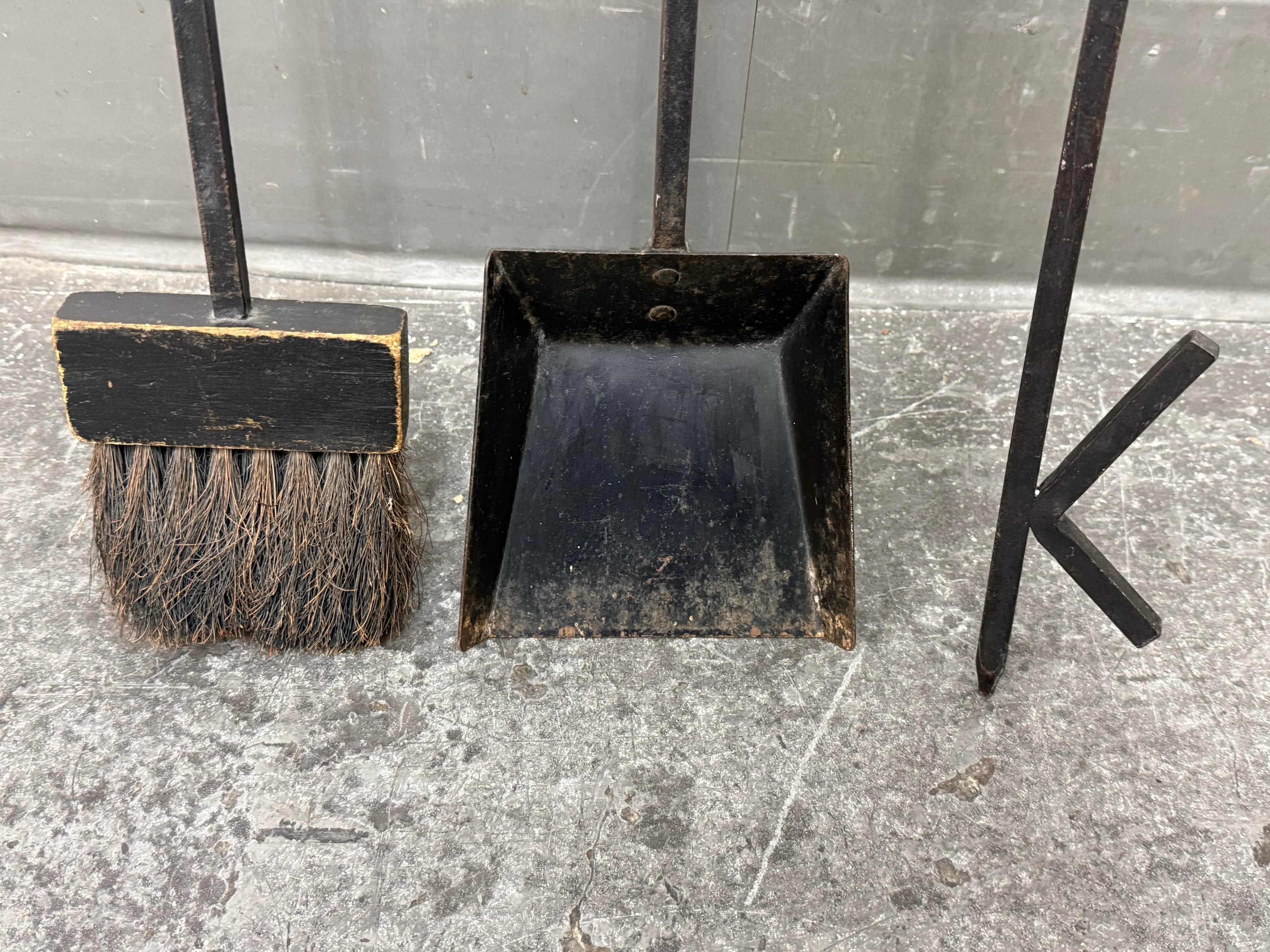 Fireplace Tool Set, Vintage Set of Four - Thumbnail 10