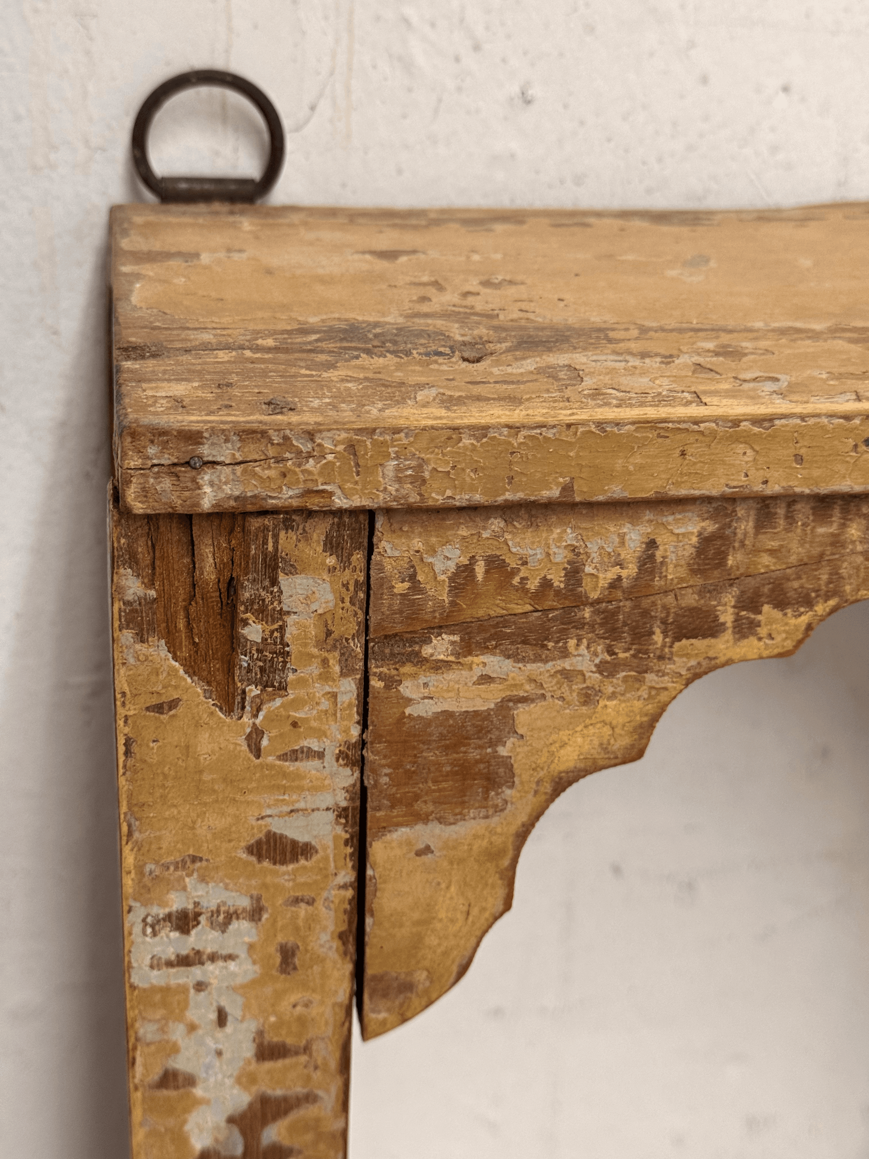 Reclaimed Wooden Topi Arch Wall Fixed Shelves, 20th Century - Thumbnail 10