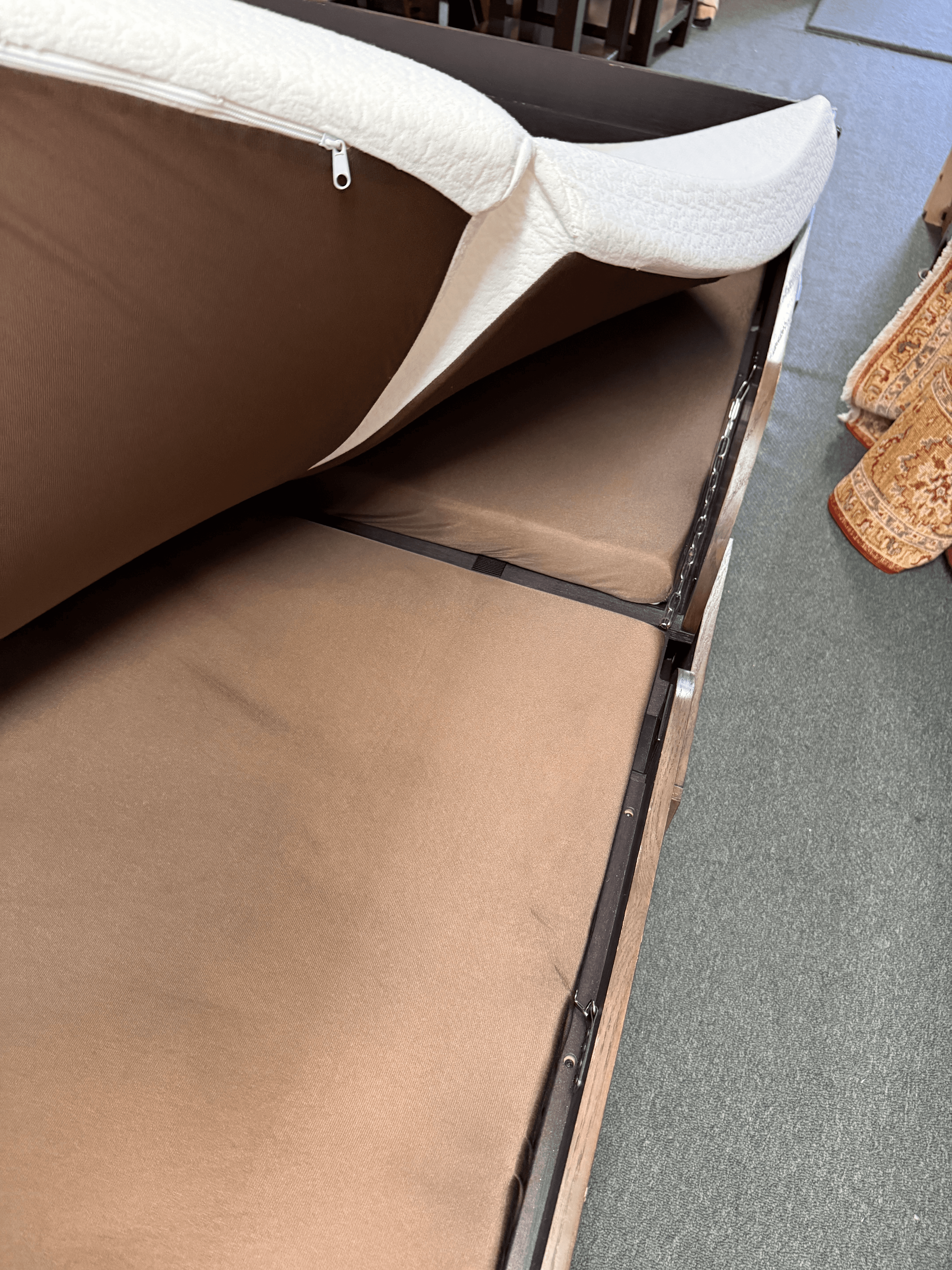 Foundry Select Queen Ambrosia Rolling Cabinet Bed Frame - Thumbnail 12