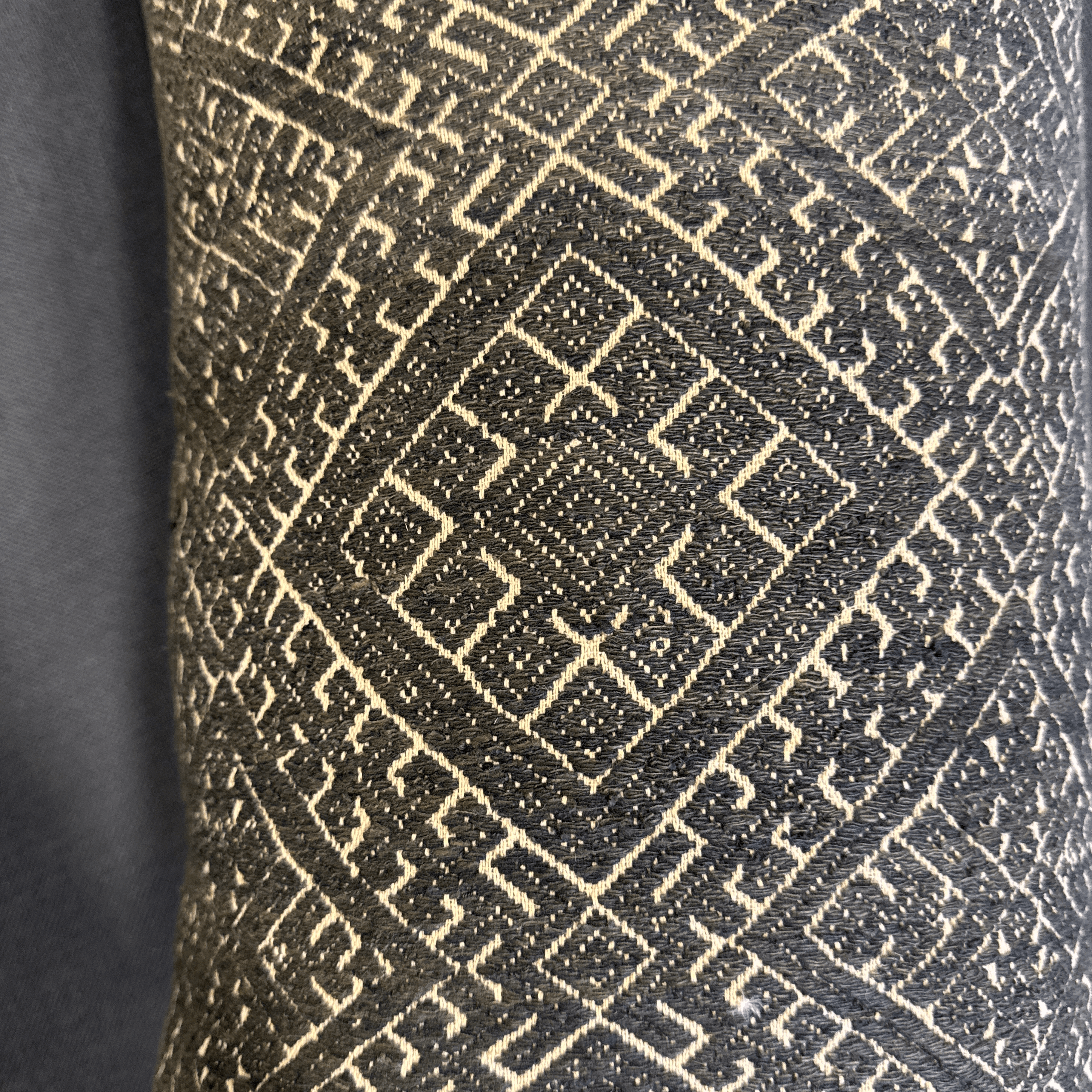 Bespoke Geometric Woven Lumbar Pillow - Thumbnail 12