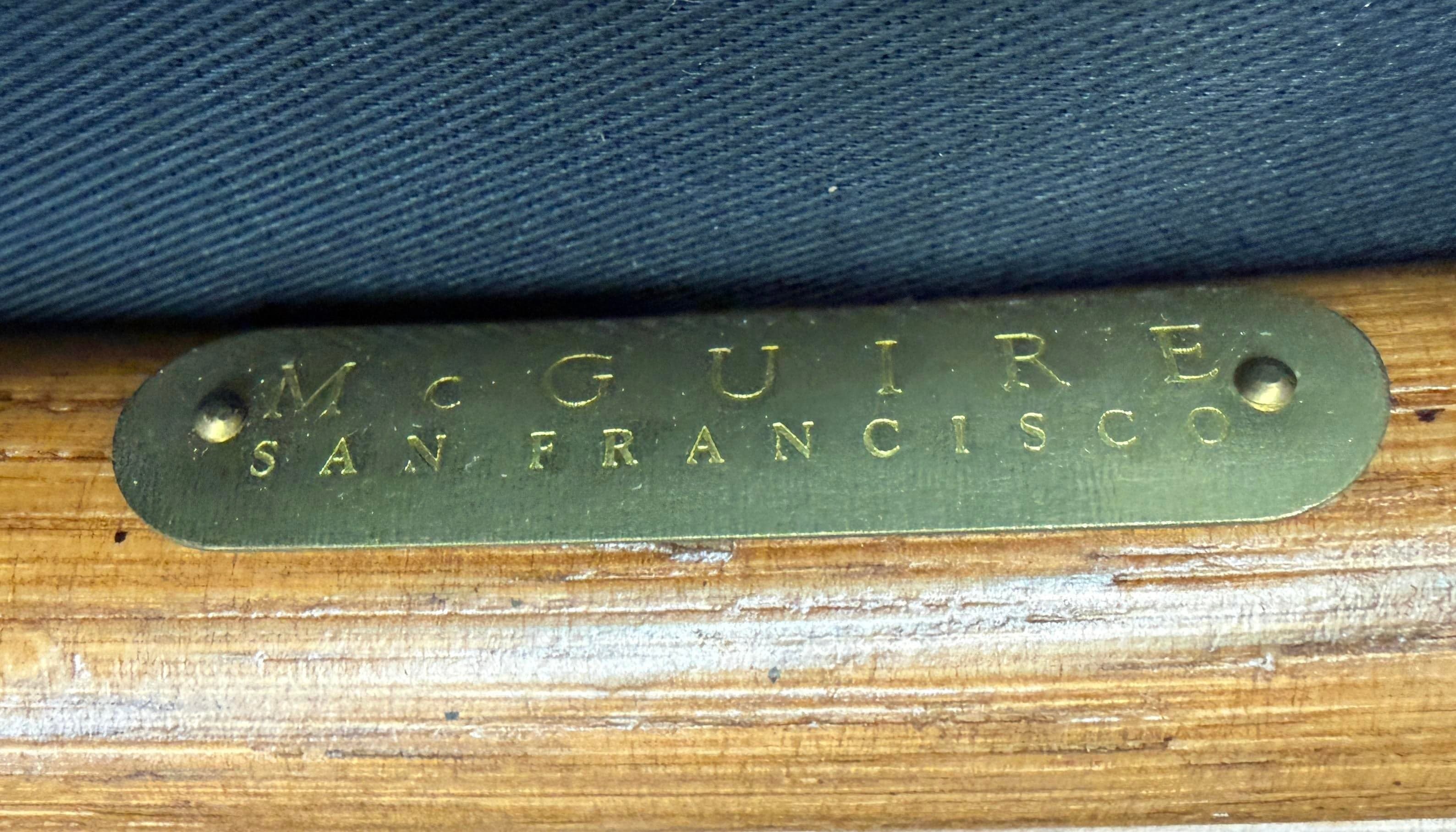 Orlando Diaz-Azcuy for McGuire Furniture Prescott Dining Chairs, Set of Four - Thumbnail 4