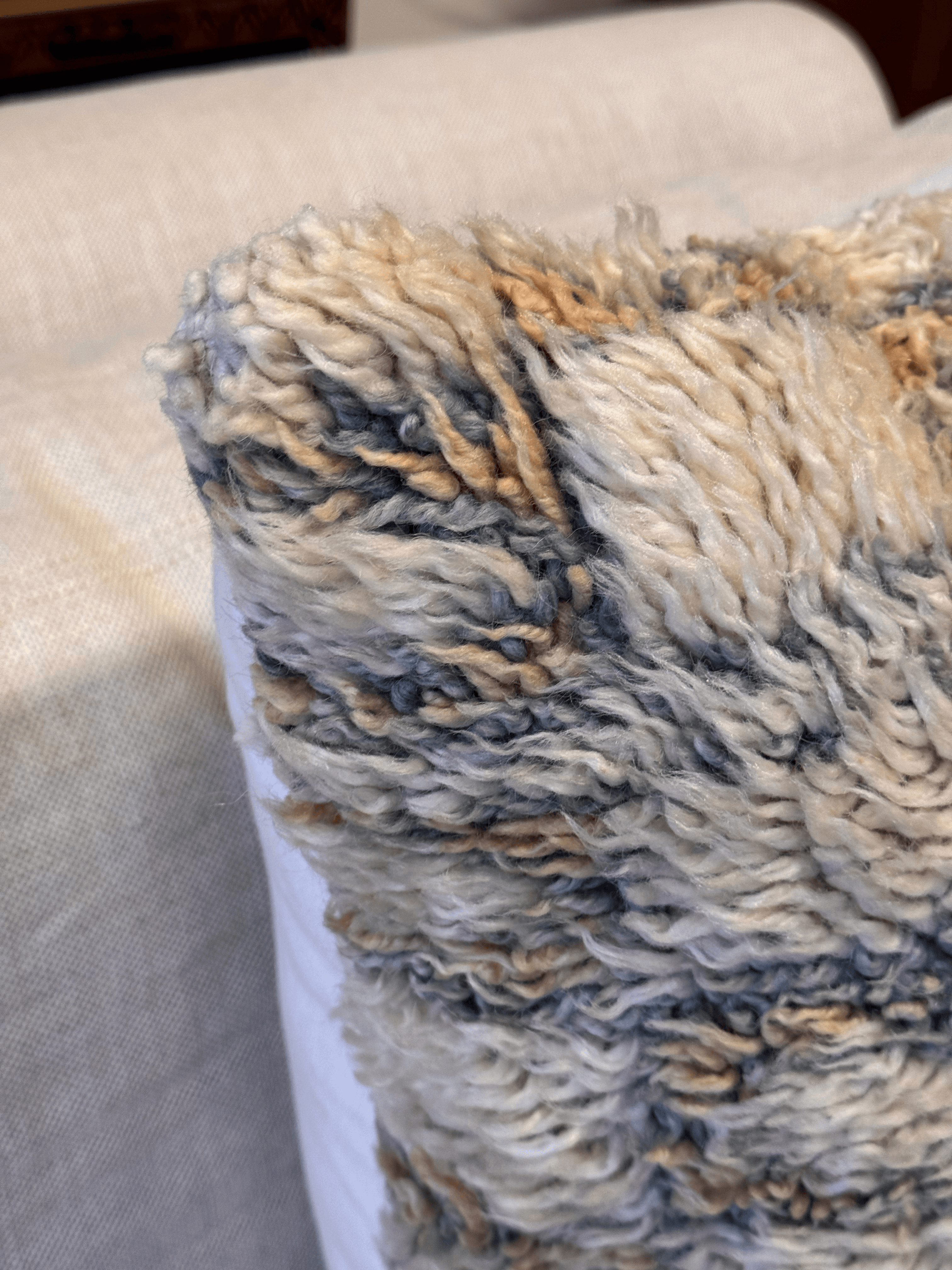 Moroccan Style Shag Accent Pillow - Thumbnail 7