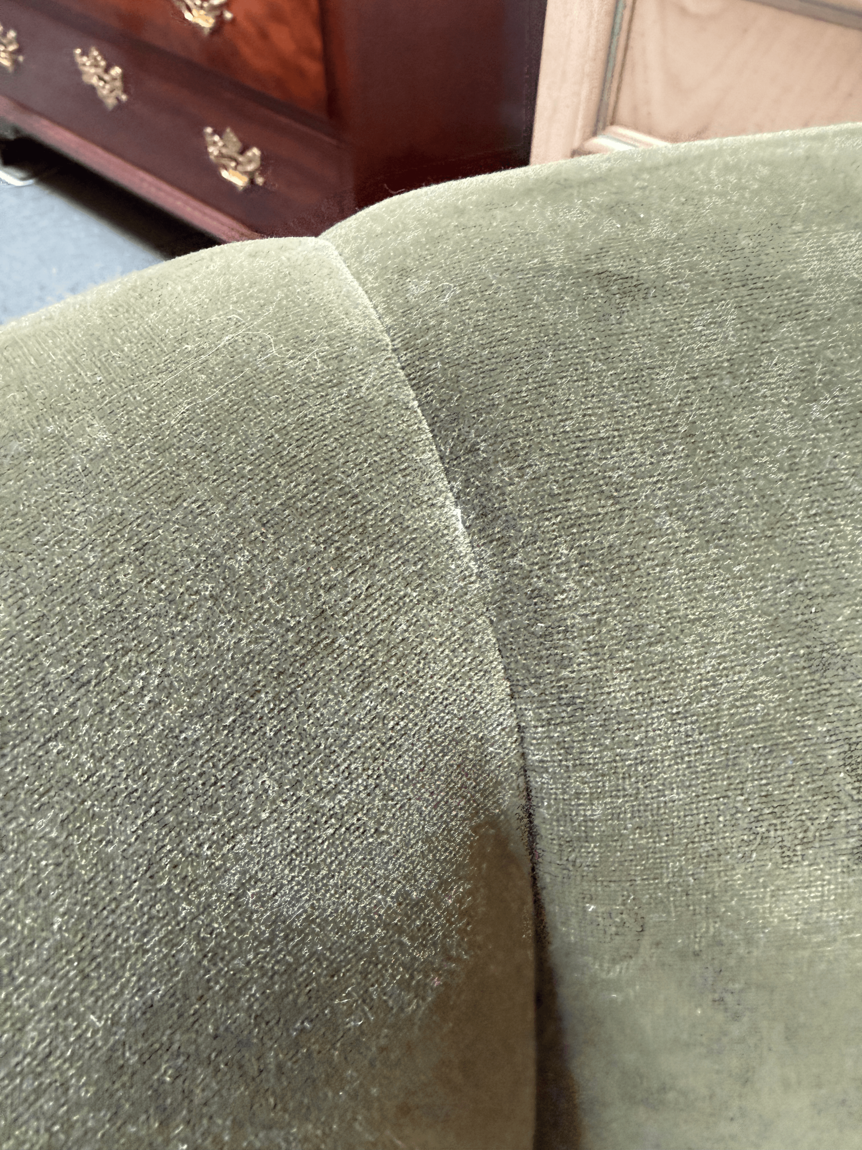 Vuue for Cb2 Fitz Modern Channeled Velvet Swivel Chair - Thumbnail 8