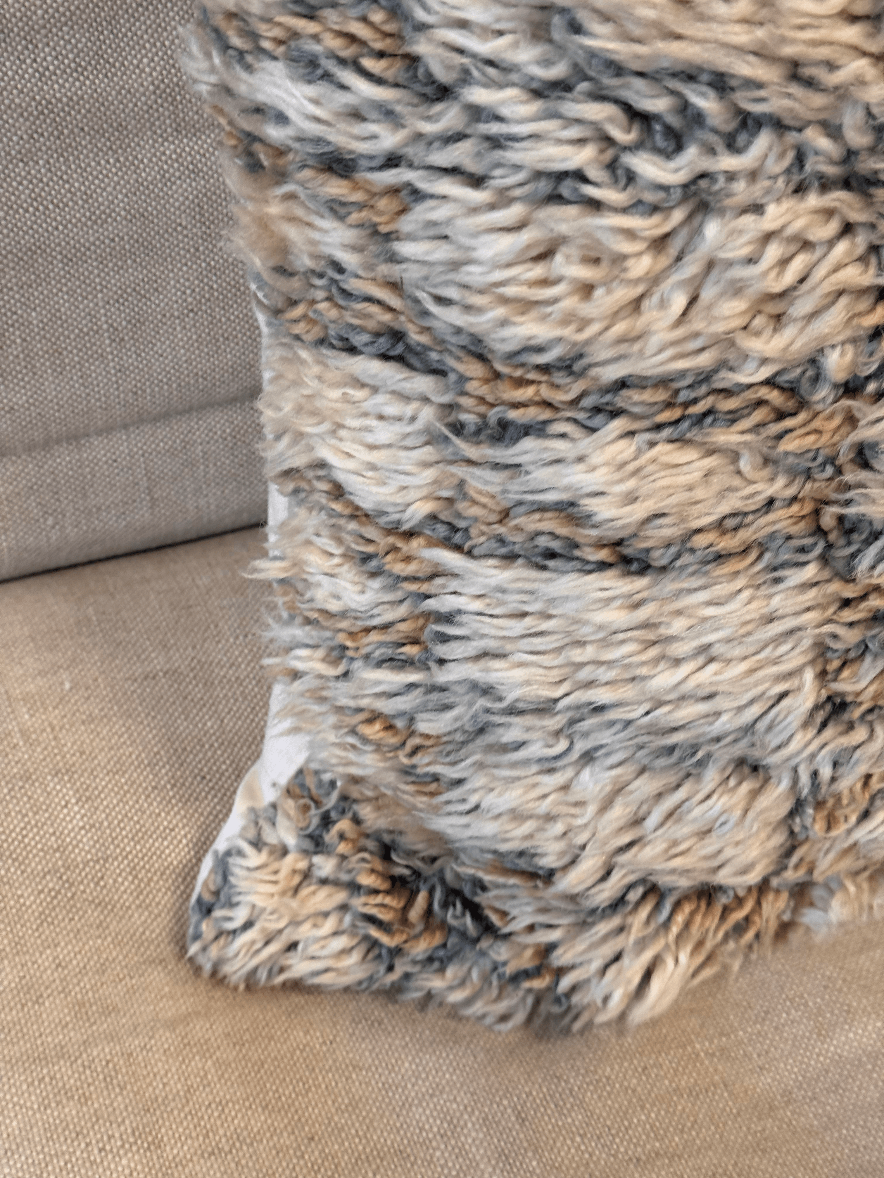 Moroccan Style Shag Accent Pillow - Thumbnail 10