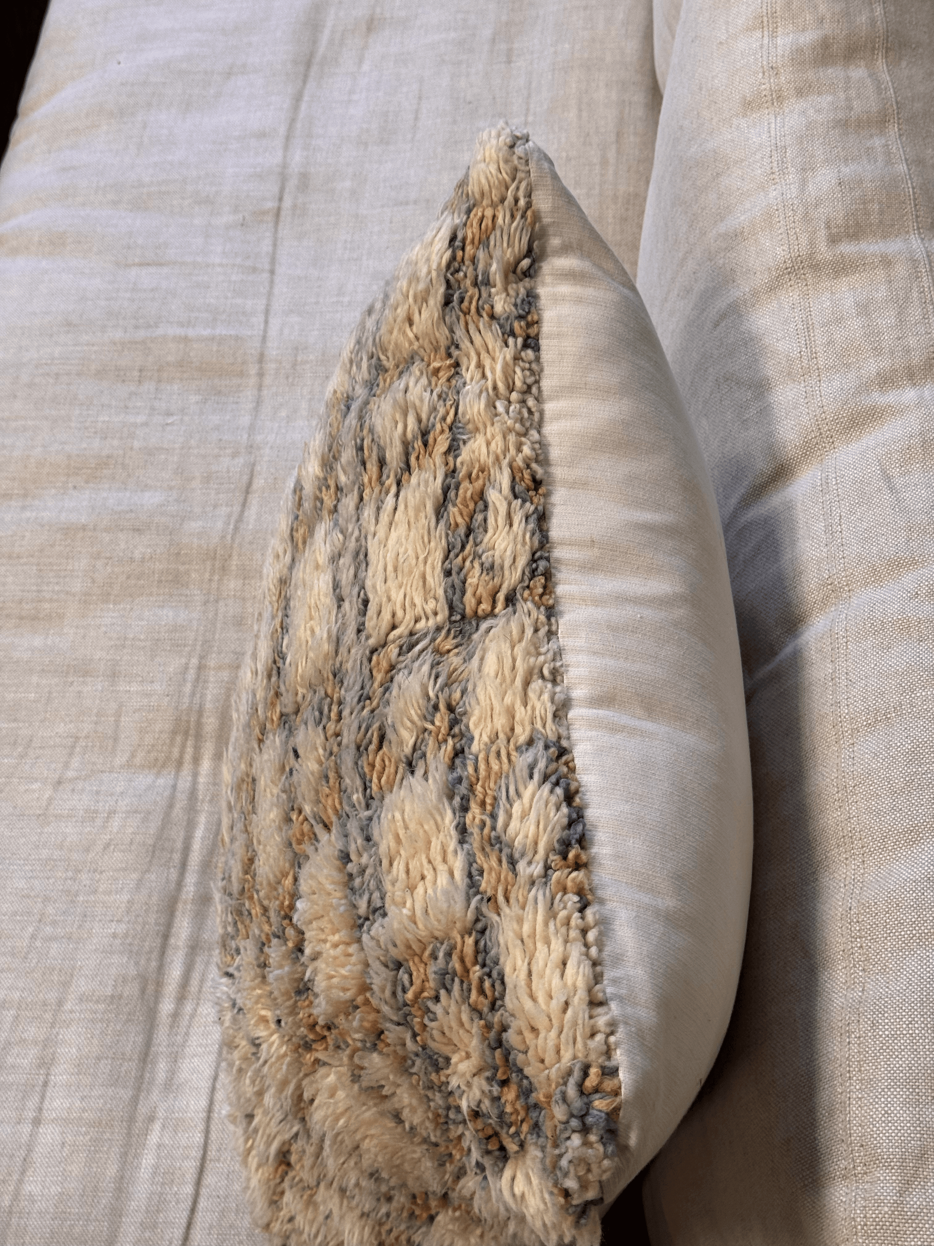 Moroccan Style Shag Accent Pillow - Thumbnail 9
