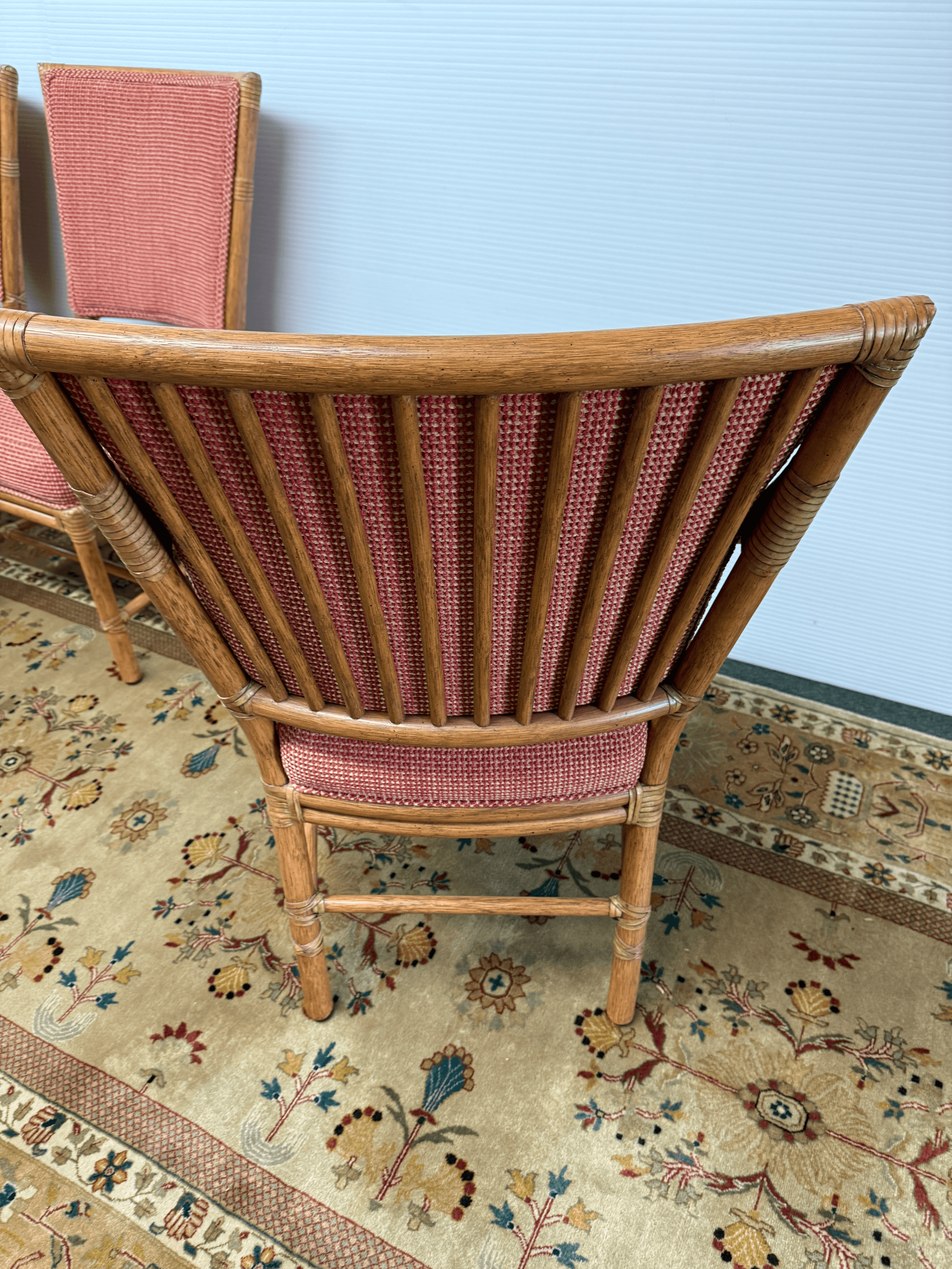 Orlando Diaz-Azcuy for McGuire Furniture Prescott Dining Chairs, Set of Four - Thumbnail 11