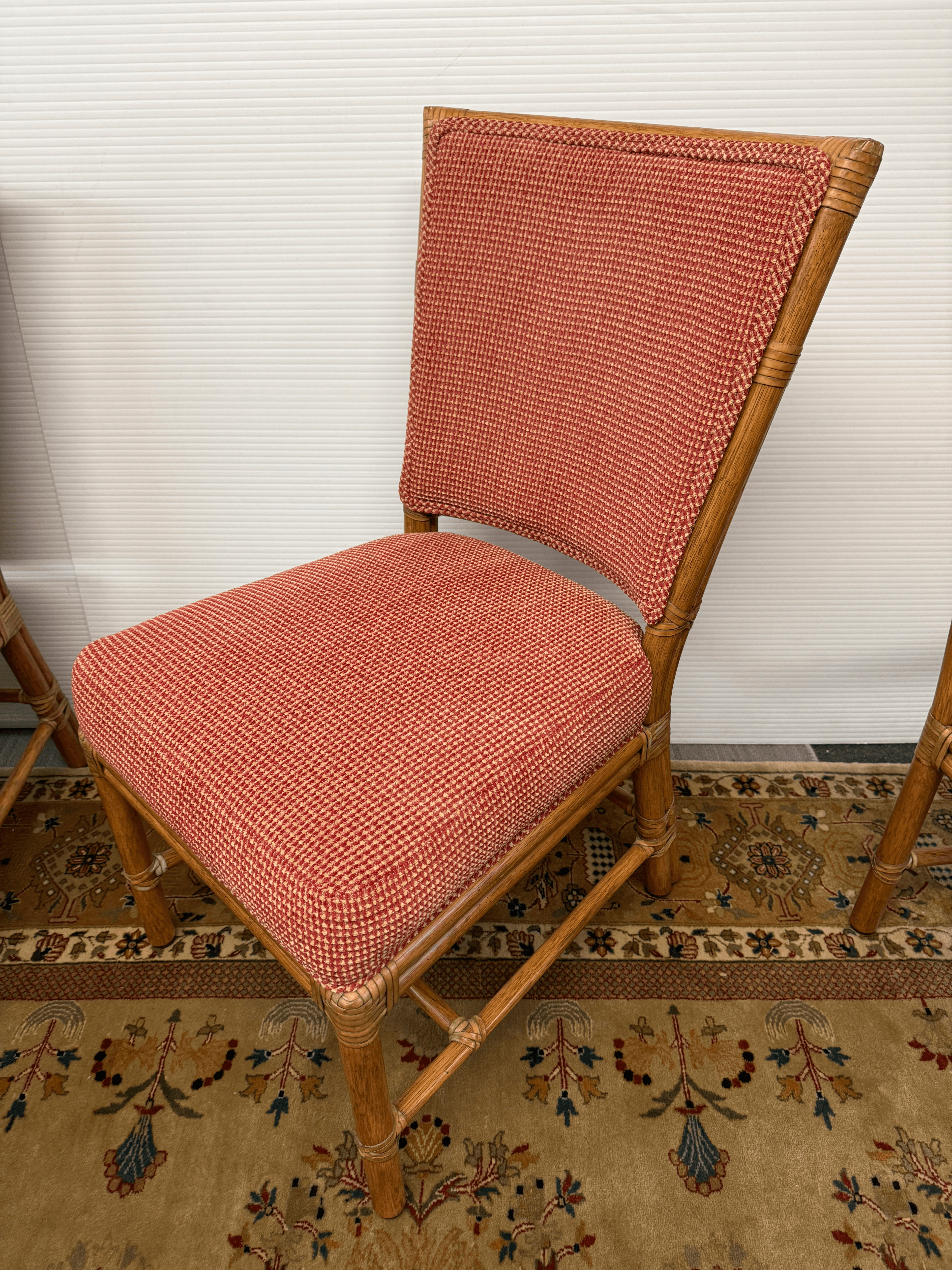 Orlando Diaz-Azcuy for McGuire Furniture Prescott Dining Chairs, Set of Four - Thumbnail 13