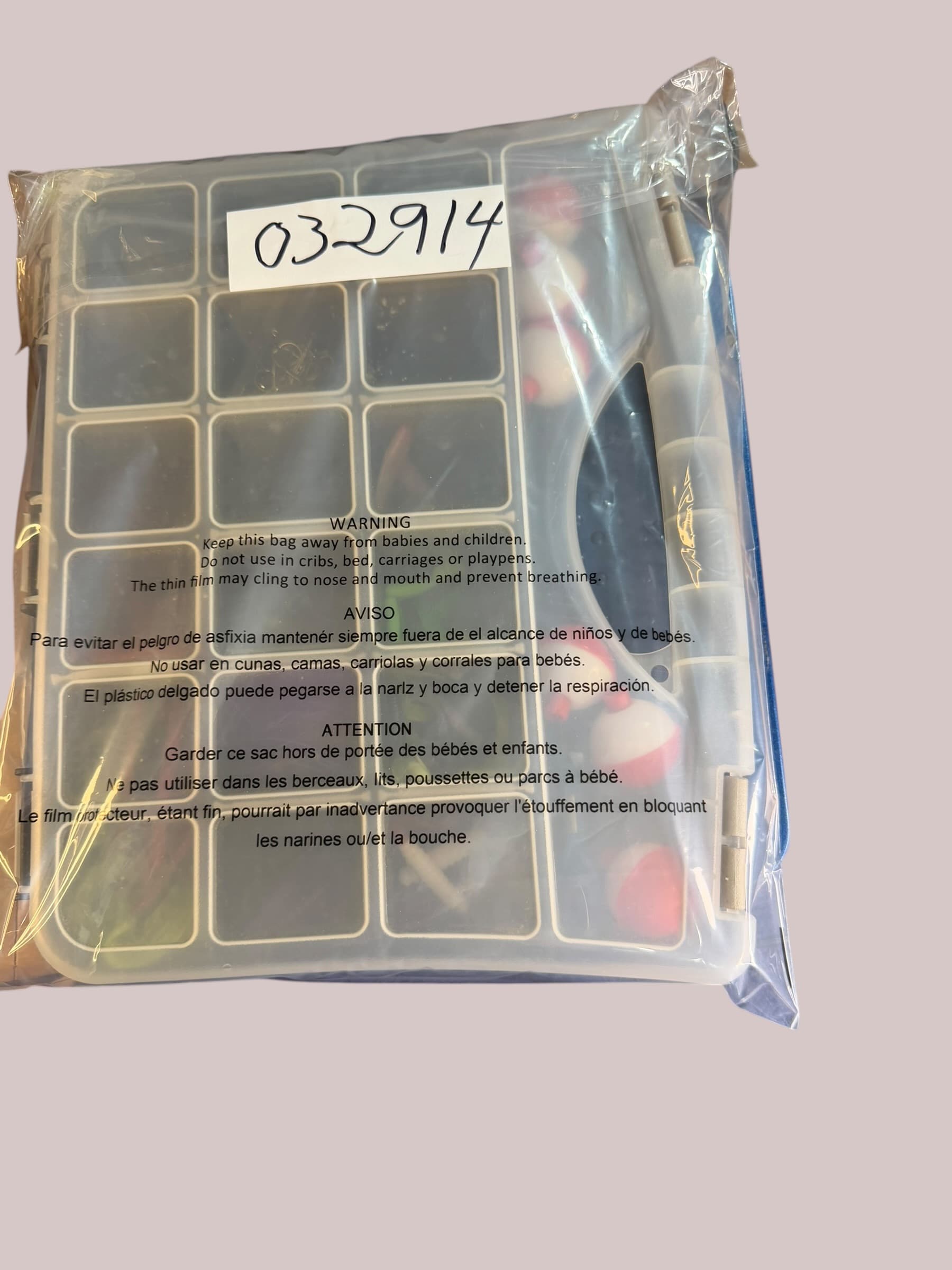 Fishing Tackle Box Kit Lot Worms Hooks Weights Bobbers Lures Used Loaded - Thumbnail 8