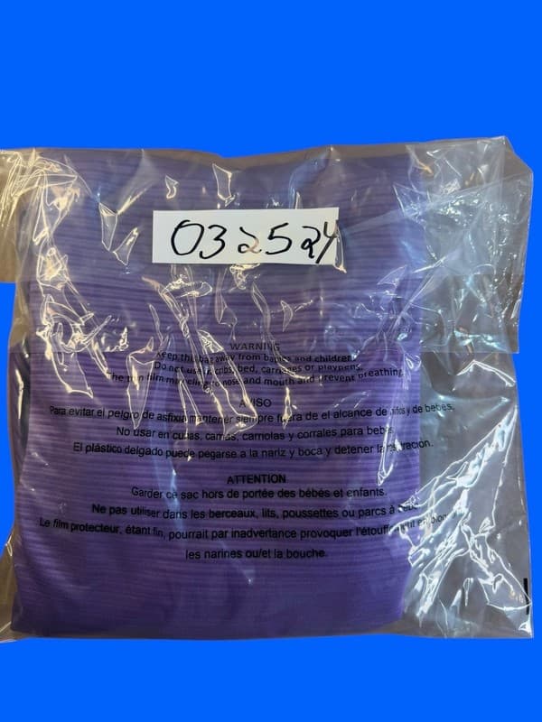 Pebble Beach Performance Men's XXL Purple Striped Short Sleeve Golf Polo - Thumbnail 7