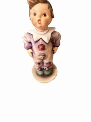 Vintage Goebel Germany Porcelain Boy Figurine Hummel Style Hand Painted - Thumbnail 2