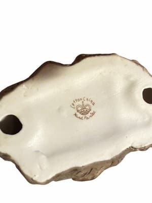 Vintage Lefton Hand Painted Japan Porcelain Rose Wall Pocket Mid Century - Thumbnail 3