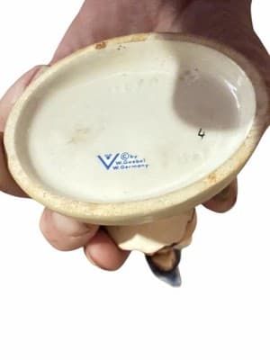 Vintage Goebel Hummel Style Girl With Chicks Porcelain Figurine W Germany - Thumbnail 2