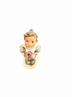 Vintage Goebel Germany Porcelain Boy Figurine Hummel Style Hand Painted - Image 1