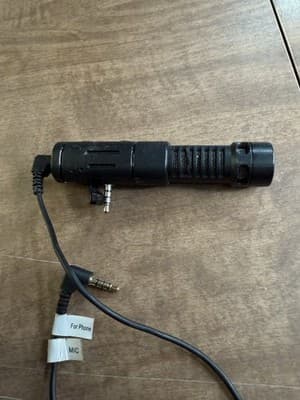 Compact Shotgun Microphone w/ TRRS Cable - For Phone/Camera Recording - Thumbnail 5