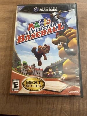 Mario Superstar Baseball for Nintendo GameCube Case and Game, No Manual - Thumbnail 2