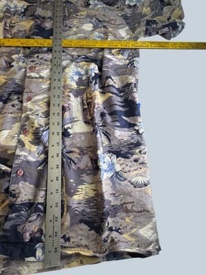 Point Zero Hawaiian Tropical Floral Print Button Up Shirt Mens XLT Short Sleeve - Thumbnail 5