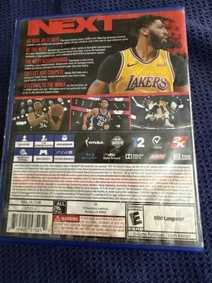 NBA 2K20 Sony PlayStation 4 Basketball Game Anthony Davis N.MINT - Thumbnail 2