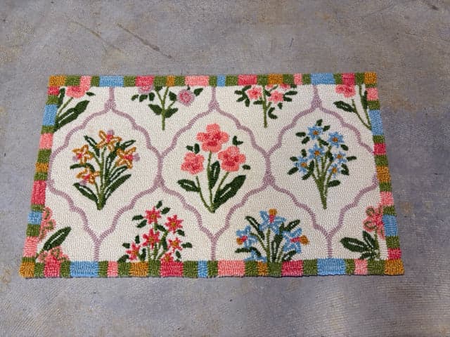 Floral Door Mat - Image 1