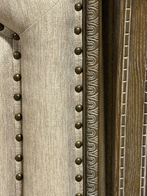 King Ashley Charmond Upholstered King Sleigh Bedframe - Thumbnail 3