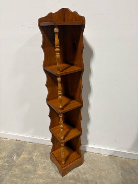 Wooden 5 Shelf Corner Shelf - Image 1