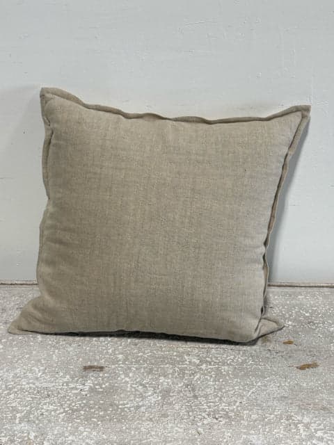 Embroidered Linen Down Pillow - Thumbnail 2
