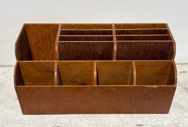 Handmade Wooden Desk Organizer - Thumbnail 2