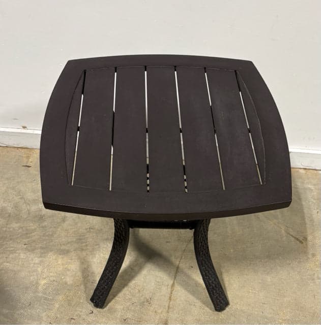 Outdoor Metal Side Table - Thumbnail 2