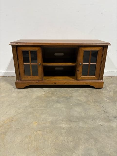 Traditional Wood TV Console - Image 1
