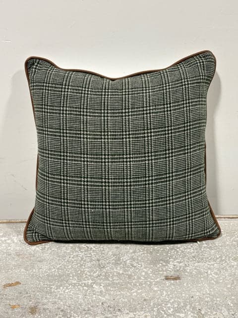 Hearth & Hand Green Houndstooth Pillow - Image 1