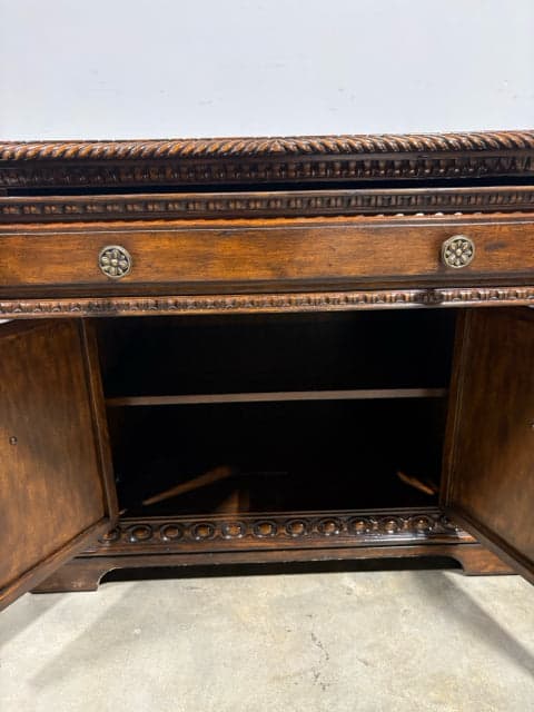 Marge Carson Night Stand with Marble Inlay - Thumbnail 5