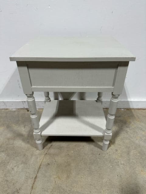 Dove Grey 1 Drawer End Table - Thumbnail 4