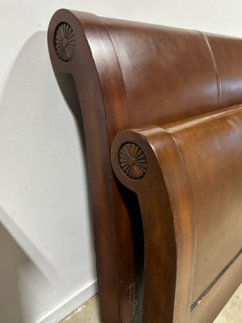 Ashley Wood King Sleigh Bed - Thumbnail 2
