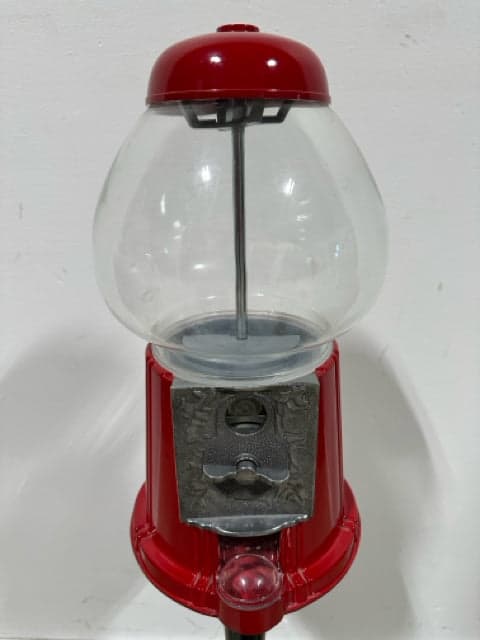 Gumball Machine on Black Metal Stand - Thumbnail 3