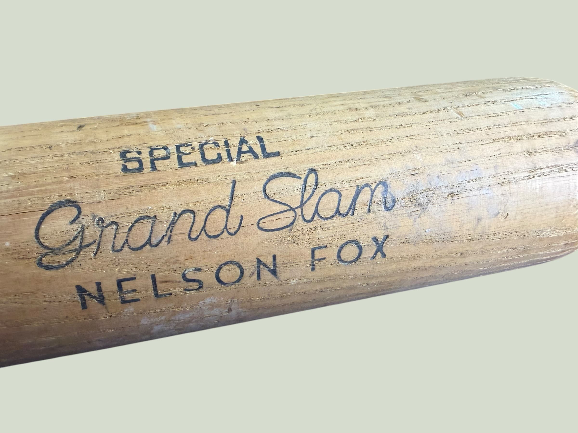Vintage Nellie Nelson Fox H&B 150S Grand Slam Louisville Slugger Baseball Bat HOF - Thumbnail 3