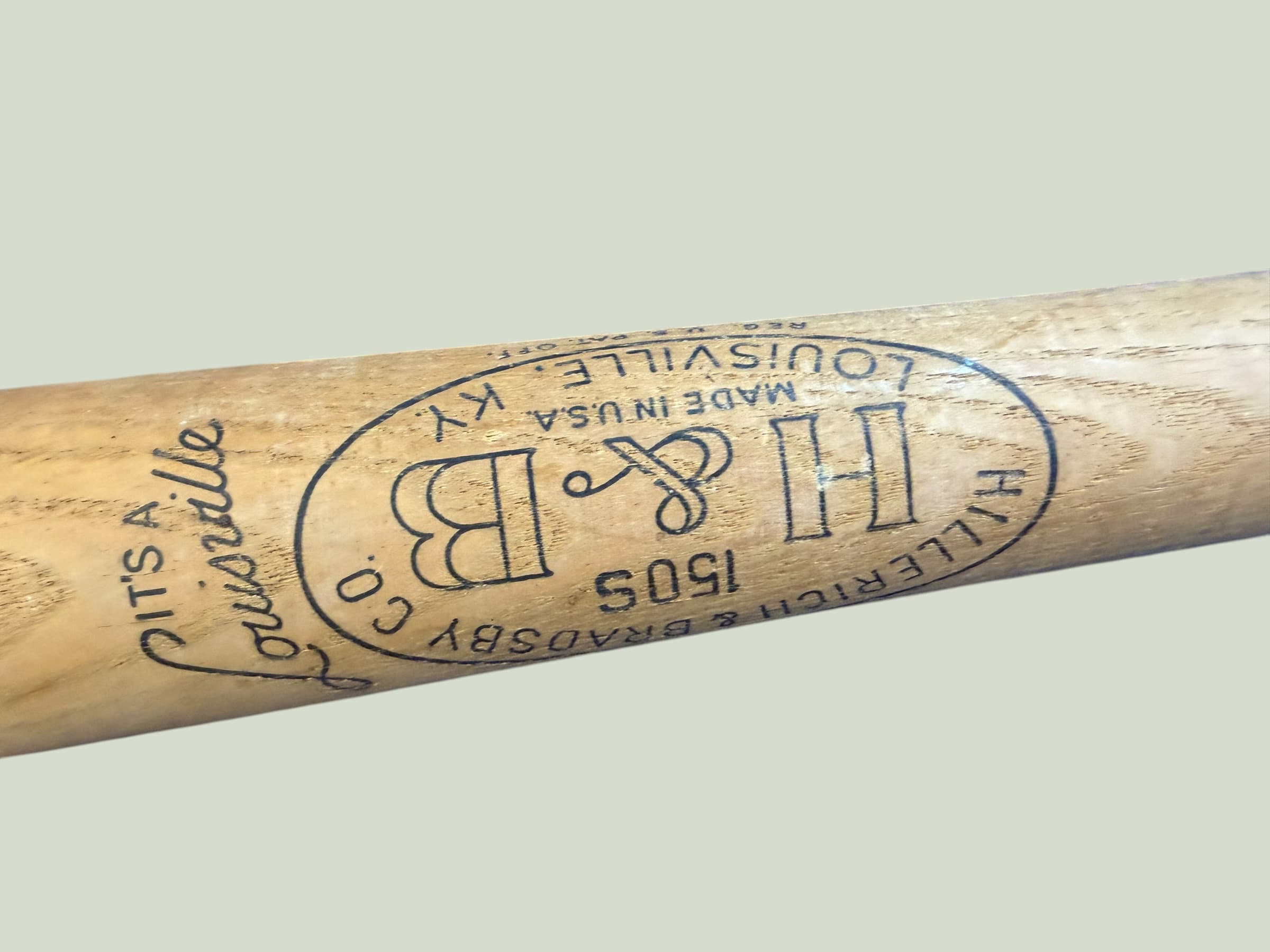 Vintage Nellie Nelson Fox H&B 150S Grand Slam Louisville Slugger Baseball Bat HOF - Thumbnail 9