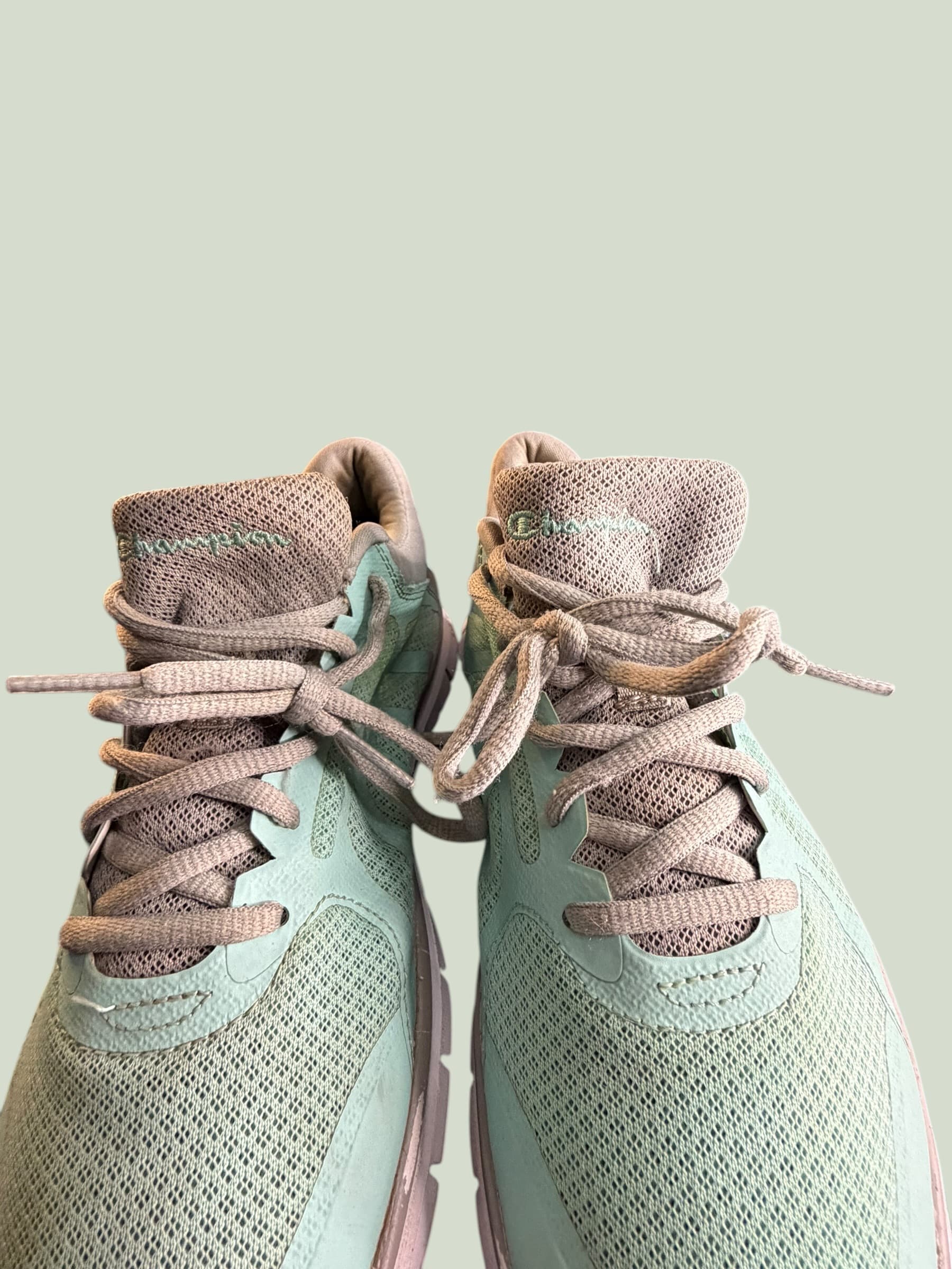 Champion Mint Green Mesh Athletic Sneakers Women's 8.5W Wide Width Running Shoes - Thumbnail 2