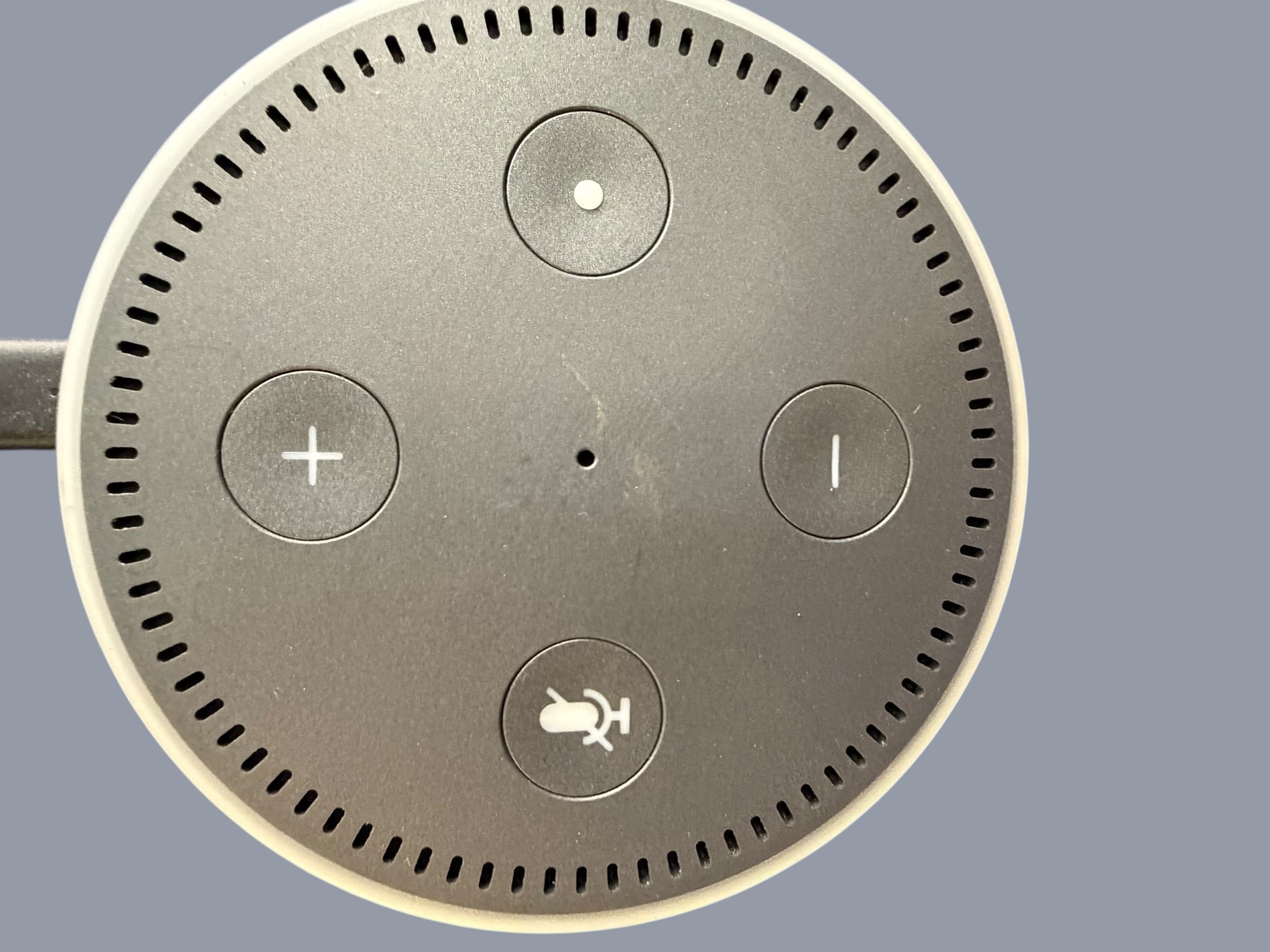 Amazon Echo Dot 2nd Generation White Smart Speaker Alexa Voice Control w/ Power Adapter - Thumbnail 4