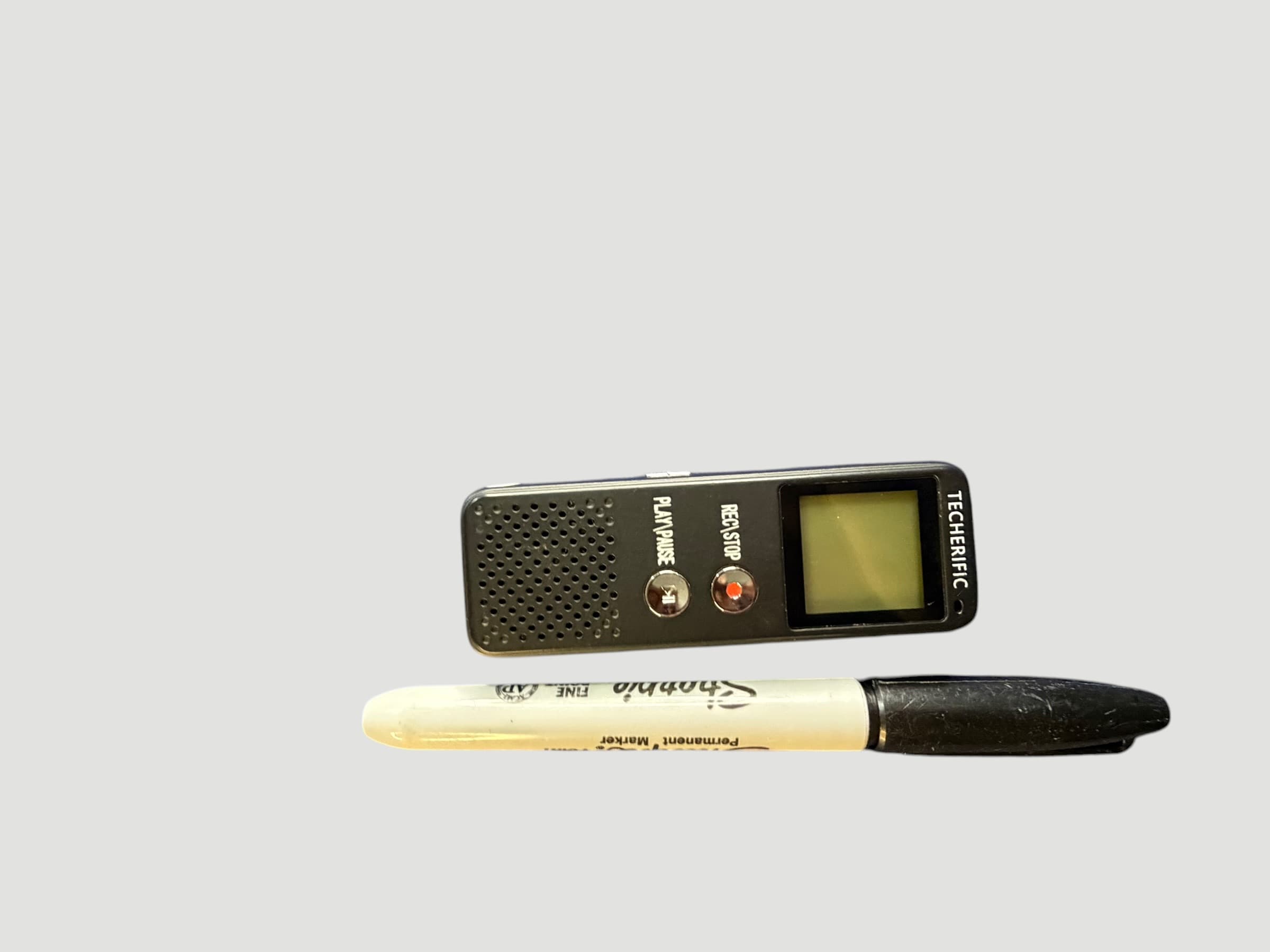 Techerific Mini Digital Voice Recorder Dictaphone USB MP3 Player REC STOP LCD - Thumbnail 5