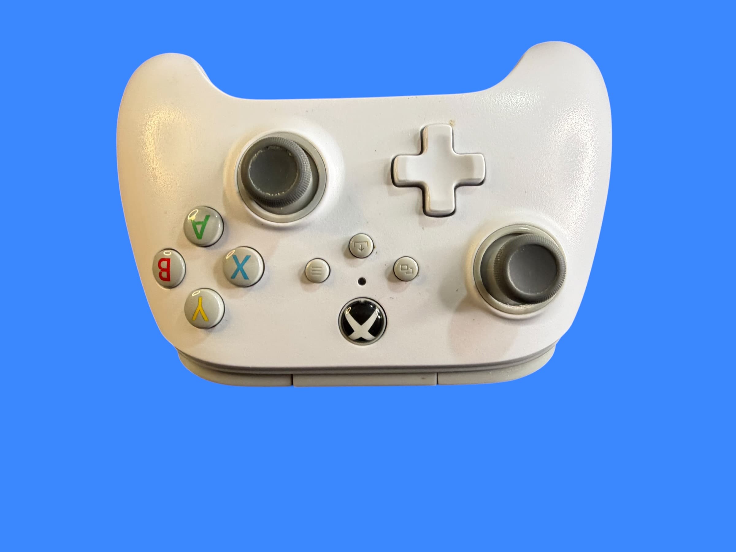 PowerA Enhanced Wired Controller Xbox One Series X S PC White XBGPOPWI No Cable - Thumbnail 5