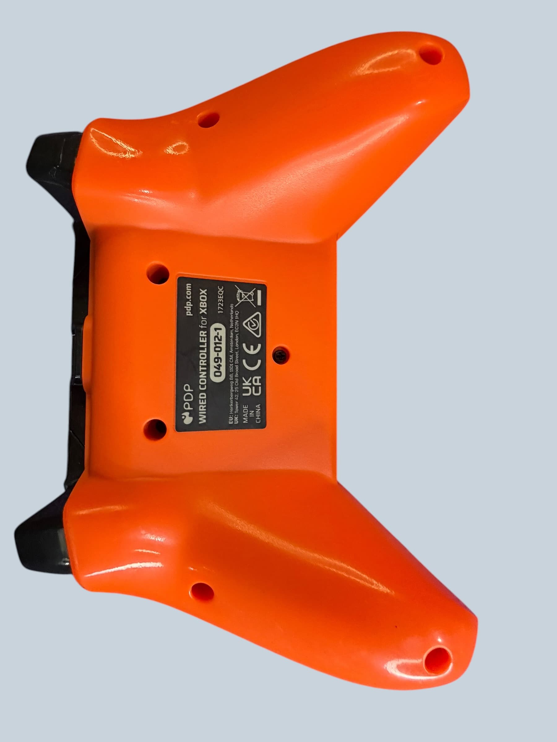 PDP Wired Xbox Controller 049-012-1 Atomic Black Orange Series X S Xbox One PC - Thumbnail 3