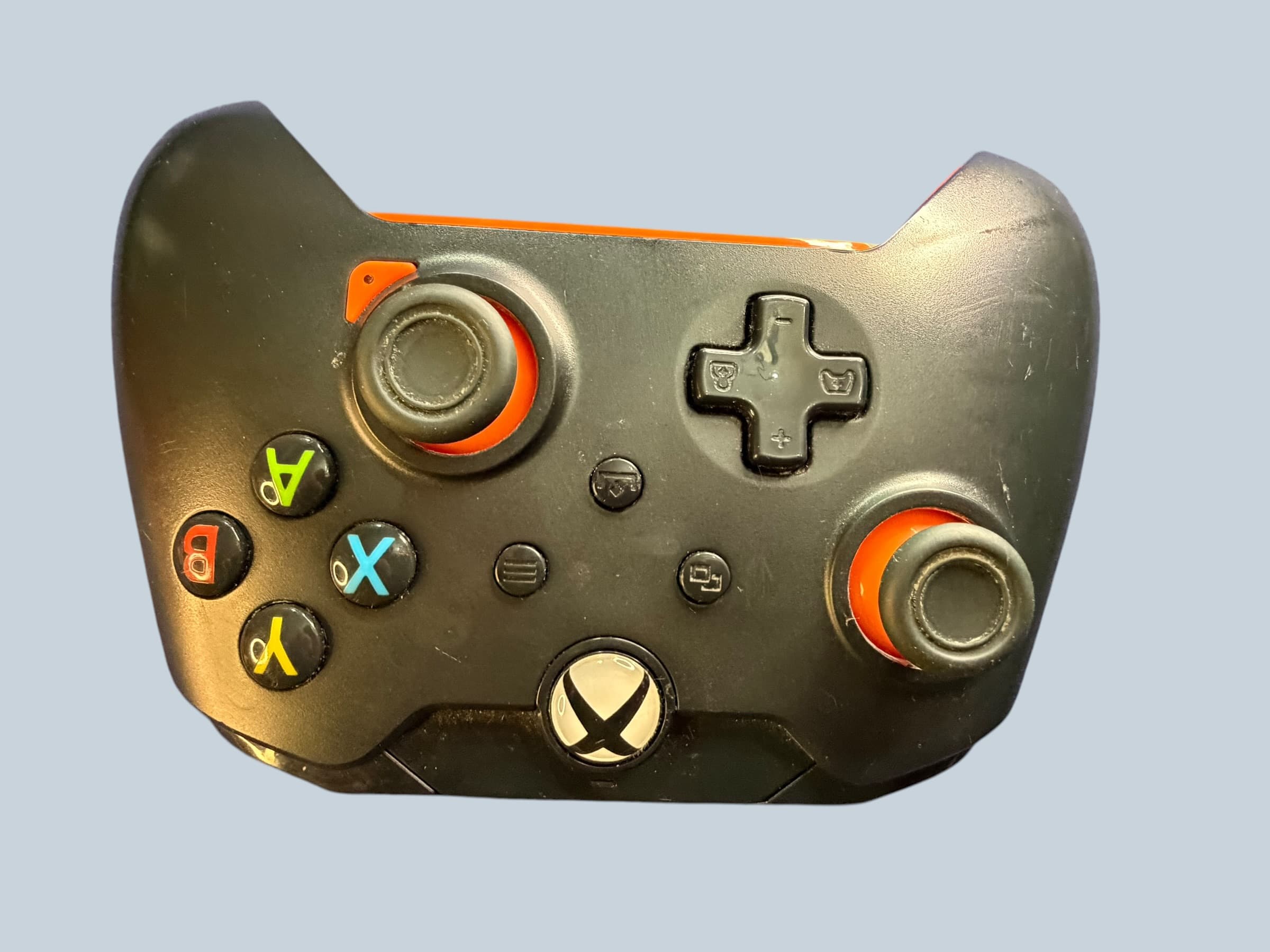 PDP Wired Xbox Controller 049-012-1 Atomic Black Orange Series X S Xbox One PC - Thumbnail 5