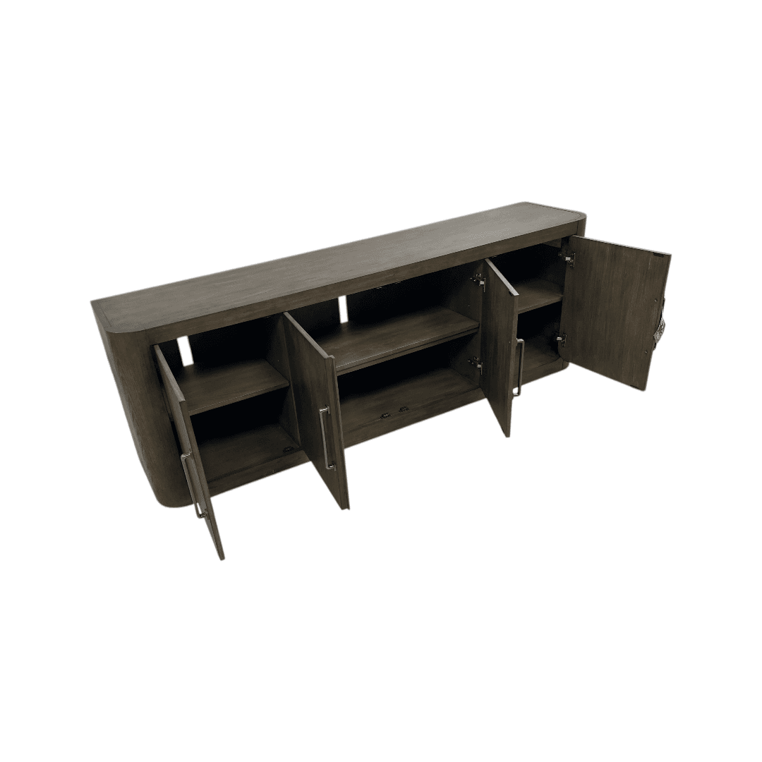 Liberty Furniture South Bend Contemporary 82 Inch TV Console with Adjustable Shelves - Thumbnail 11