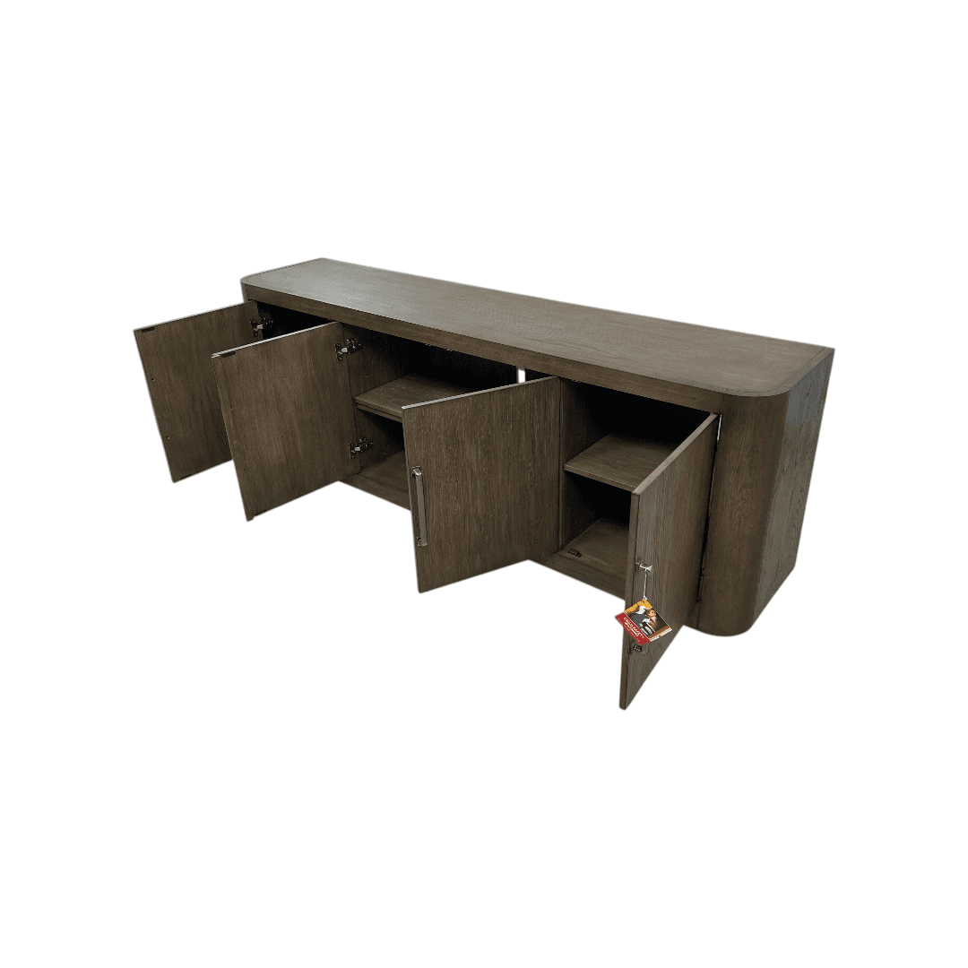 Liberty Furniture South Bend Contemporary 82 Inch TV Console with Adjustable Shelves - Thumbnail 16