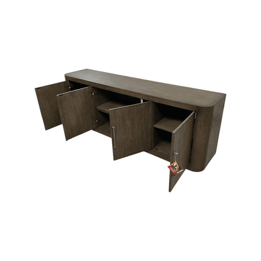 Liberty Furniture South Bend Contemporary 82 Inch TV Console with Adjustable Shelves - Thumbnail 15