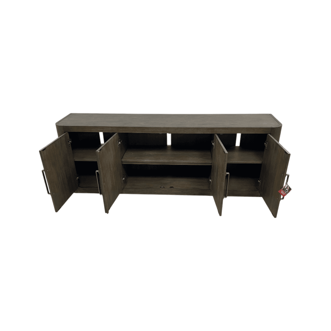 Liberty Furniture South Bend Contemporary 82 Inch TV Console with Adjustable Shelves - Thumbnail 12