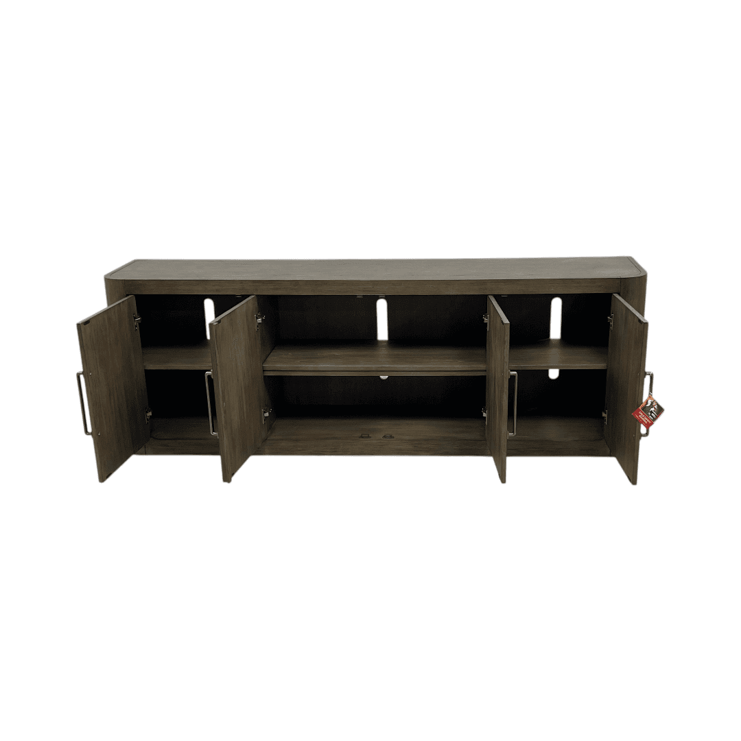 Liberty Furniture South Bend Contemporary 82 Inch TV Console with Adjustable Shelves - Thumbnail 17